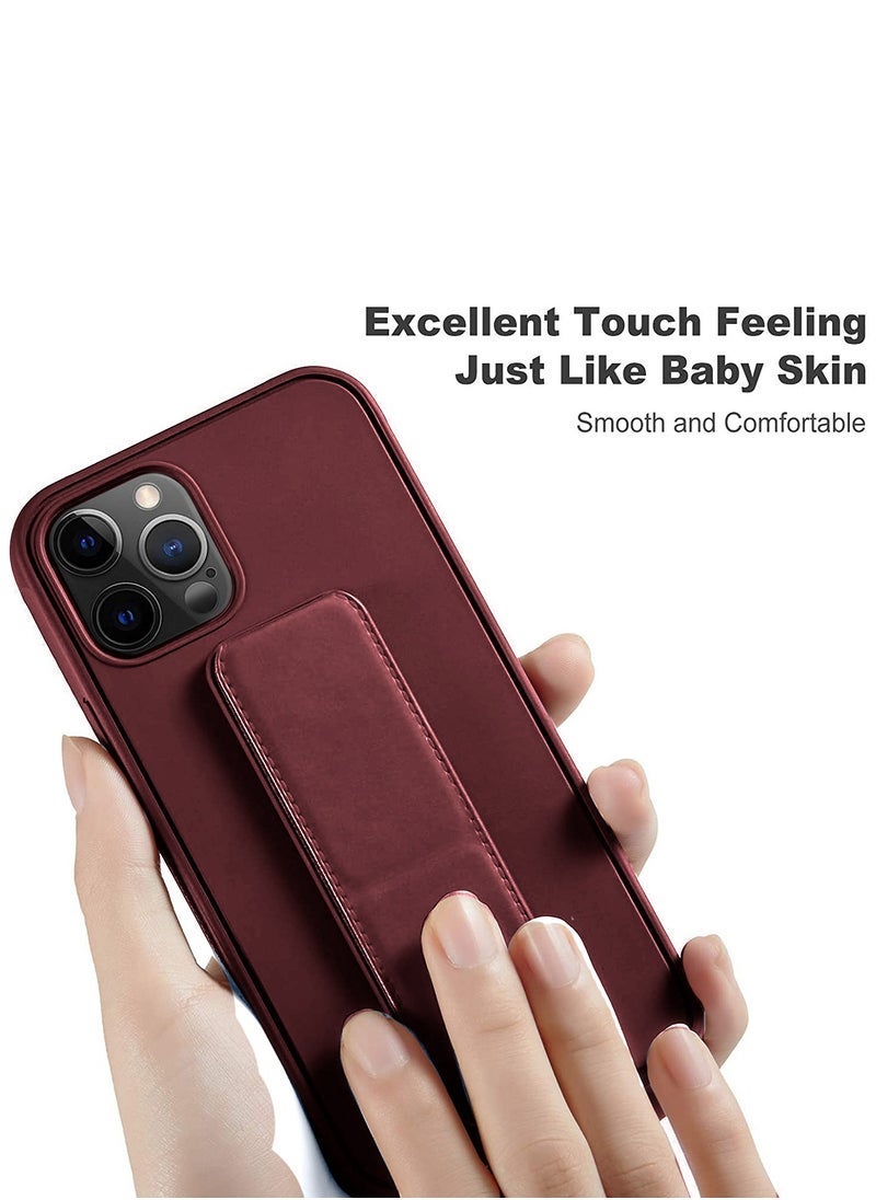 Raxoom TPU Rubber Silicone Hand Grip Protective Phone Case Cover For Apple iPhone 15 Pro Brown - Image 4