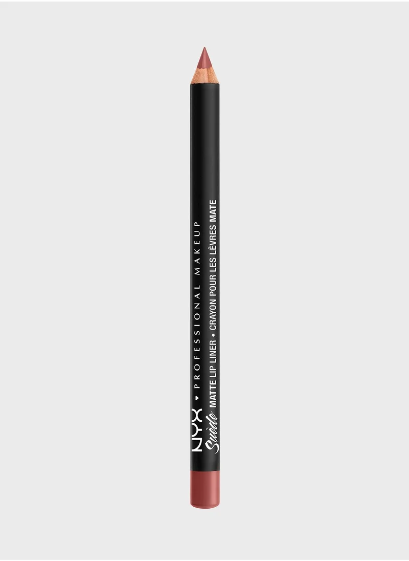 NYX PROFESSIONAL MAKEUP Suede Matte Lip Liner - Cannes