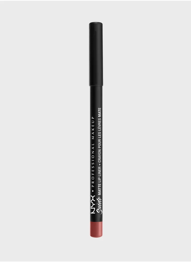 NYX PROFESSIONAL MAKEUP Suede Matte Lip Liner - Cannes