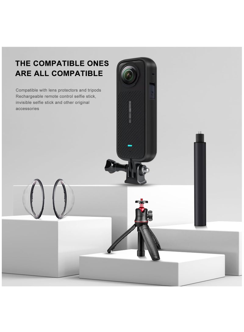 SOLARAE Protective Frame Case Kit for Insta360 X4, Featuring Quick-Release Movable Socket and Screw, Ideal for Insta360 X4 Accessories. - Image 3