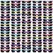 Oleitodh 96 Pack Kids Sunglasses Party Favors 12 Colors Kids Neon Sunglasses Bulk Childrens Sunglasses Boys Girls Eyewear Pack for Summer Beach Pool Birthday Party Supplies Age for 38 - Image 4