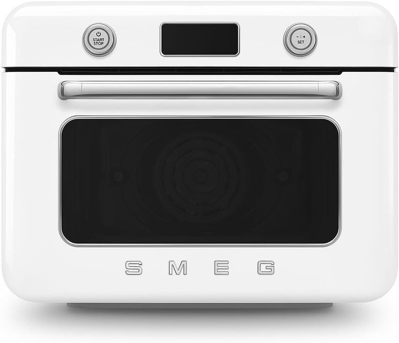 Smeg 50's Style Countertop Combi Steam Oven - Multi-Function Cooking with Air Fry, Steam & Traditional Baking - White 30 L 1800 W COF01WHUK white - Image 1
