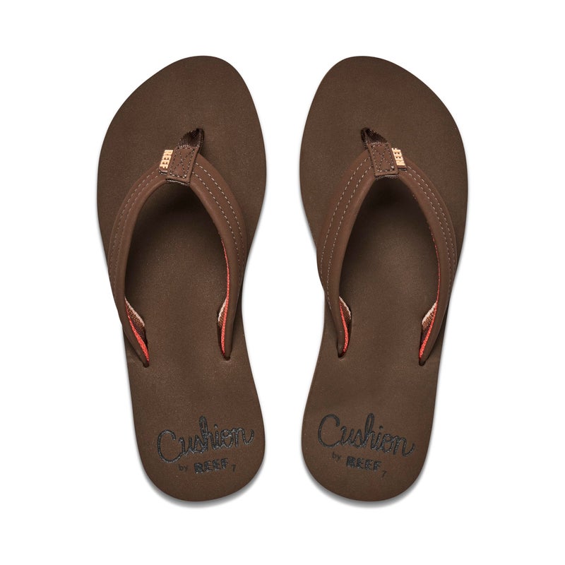 Reef Cushion Breeze Womens Flip Flop, Ultra Soft Cushion Footbed, Arch Support, Chocolate, 9 - Image 2
