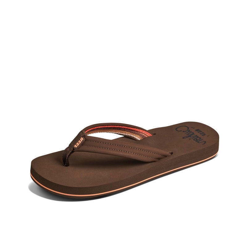 Reef Cushion Breeze Womens Flip Flop, Ultra Soft Cushion Footbed, Arch Support, Chocolate, 9 - Image 1