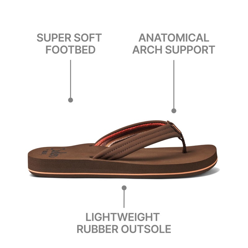 Reef Cushion Breeze Womens Flip Flop, Ultra Soft Cushion Footbed, Arch Support, Chocolate, 9 - Image 4