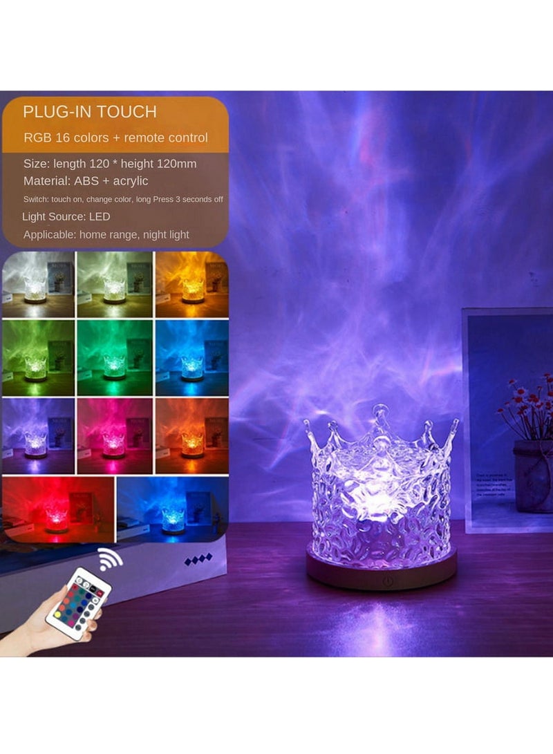 Happy Light Rechargeable Acrylic Diamond Table Lamp White  - Image 5