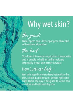 Curel Curel Hydra Therapy In Shower Lotion, Itch Defense Body Moisturizer with Advanced Ceramide Complex, Vitamin E, & Oatmeal Extract, Helps to Repair Moisture Barrier, 12 Ounce (Pack of 2)  - Image 4