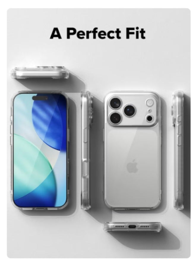 غطاء شفاف لـ iPhone 17 Pro Max – نحيف للغاية ومقاوم للصدمات – مقاوم للخدوش، غطاء حماية مضاد للسقوط بحواف مرتفعة – خلفية شفافة، إطار TPU مرن – متوافق مع شاحن MagSafe – مثالي لشاشة 6.9 بوصة - Image 4