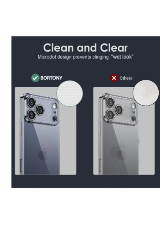 غطاء شفاف لـ iPhone 17 Pro Max – نحيف للغاية ومقاوم للصدمات – مقاوم للخدوش، غطاء حماية مضاد للسقوط بحواف مرتفعة – خلفية شفافة، إطار TPU مرن – متوافق مع شاحن MagSafe – مثالي لشاشة 6.9 بوصة - Image 5