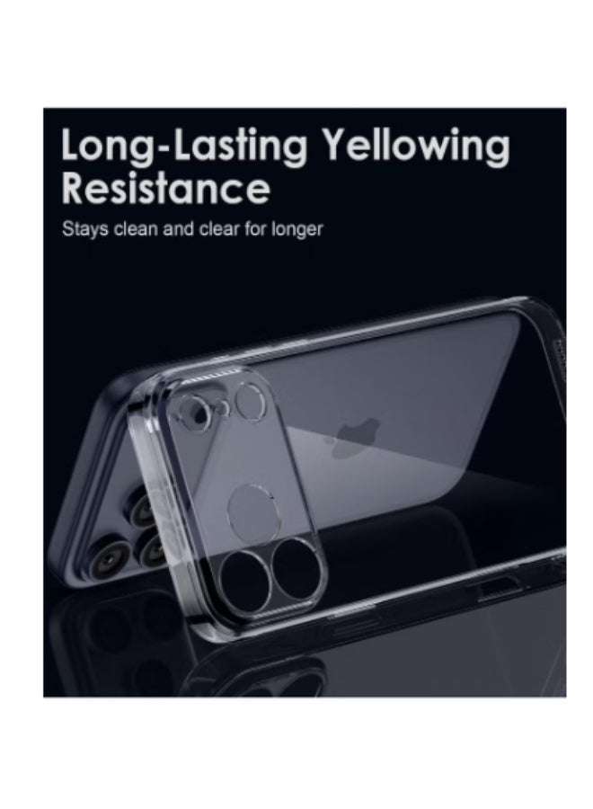 غطاء شفاف لـ iPhone 17 Pro Max – نحيف للغاية ومقاوم للصدمات – مقاوم للخدوش، غطاء حماية مضاد للسقوط بحواف مرتفعة – خلفية شفافة، إطار TPU مرن – متوافق مع شاحن MagSafe – مثالي لشاشة 6.9 بوصة - Image 2