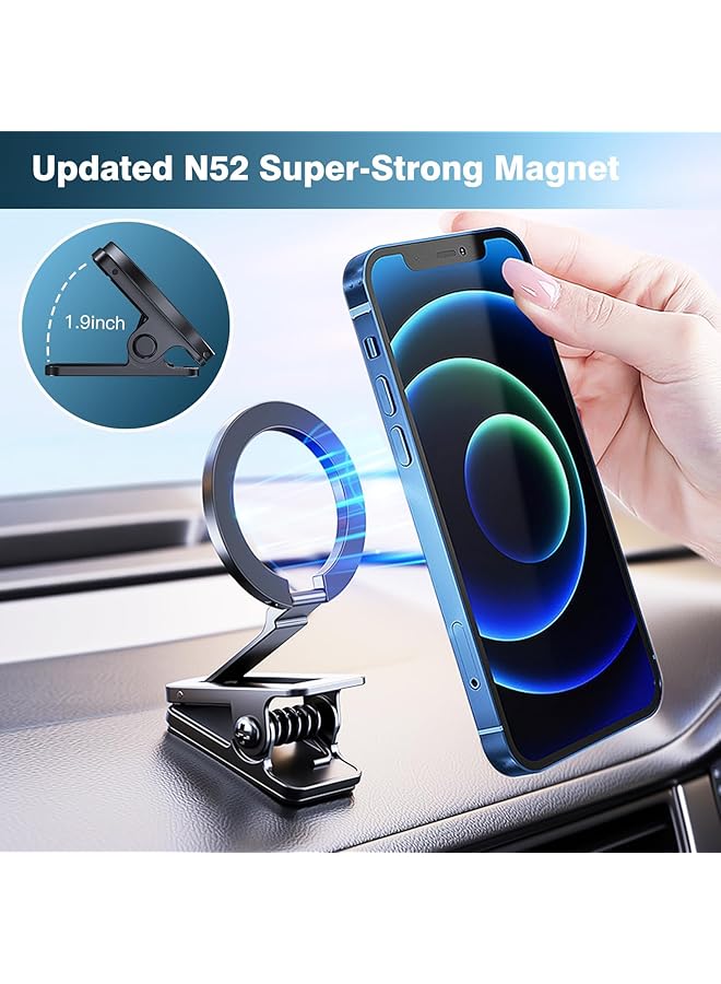 Excefore Car Phone Mount, Magnetic Holder For Iphone 15/14/13/12 Pro Max, All Phones & Car Dashboards - Image 4