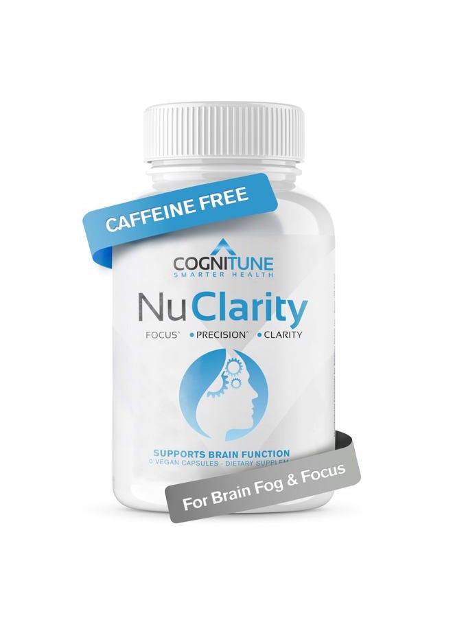 CogniTune نوكلاريتي - مكمل غذائي متميز للدماغ - تركيز، طاقة، معزز للذاكرة - وضوح ذهني ودعم إدراكي - جنكو بيلوبا، باكوبا مونييري، ألفا-GPC، فوسفاتيديل سيرين، روديولا روزيا - Image 1