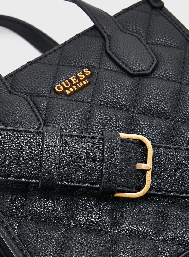 GUESS Silvana Top Handle Tote Bag
