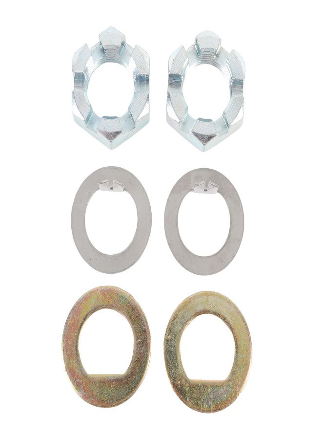 Spindle Nut and Washer Kit K7133500 Accurate Thread Excellent Sealing Replacement for EZ Lube Axles - Image 1