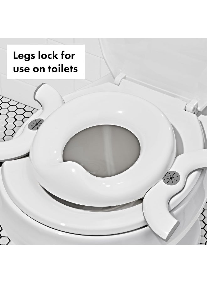 OXO Tot 2-in-1 Go Potty - Gray, 1 Count (Pack of 1) - Image 3