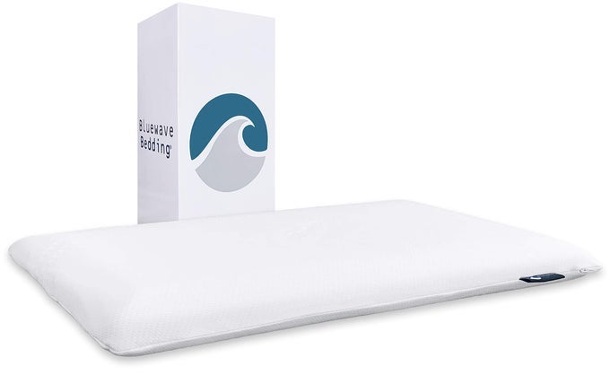 ULTRA SLIM GEL MEMORY FOAM PILLOW FOR STOMACH AND BACK SLEEPERS THIN FLAT DESIGN FOR CERVICAL NECK ALIGNMENT AND DEEPER SLEEP 275INCHES HEIGHT KING SIZE