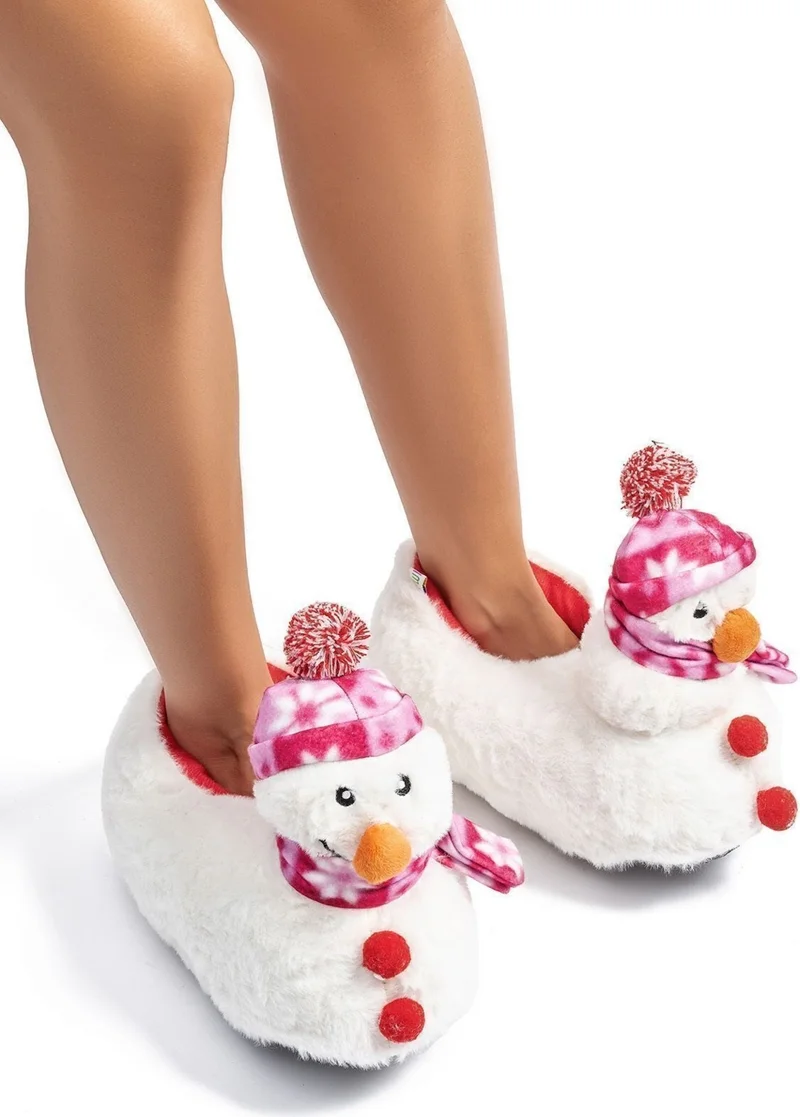 تويجي Snow Woman, Waitress Boy Animal Slippers White 36/41 CC0625