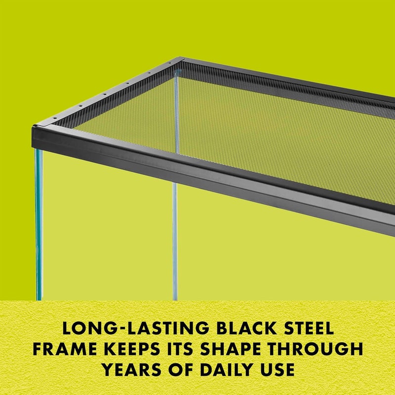 Zilla Fresh Air Screen Cover, Secure and Durable Metal Mesh Cover for Reptile Terrariums, 24 x 12 inches - Image 5