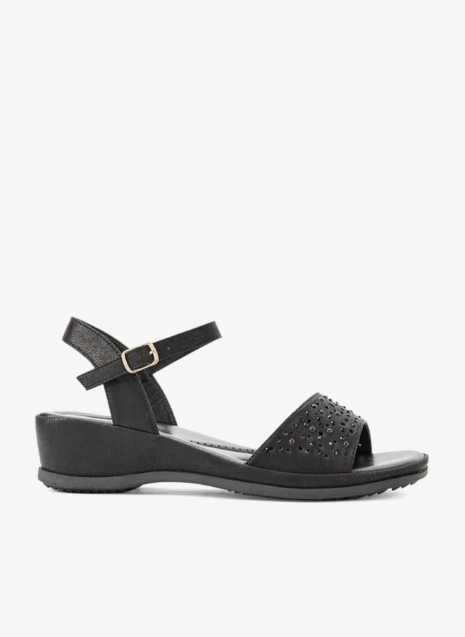 Le Confort Women Embellished Wedge Heel Sandals