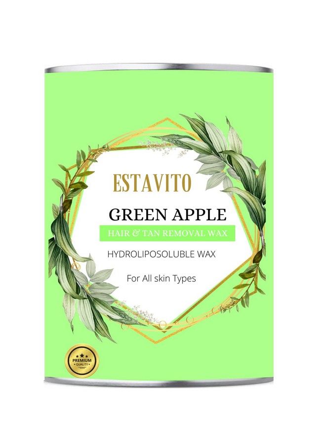 ESTAVITO Green Apple Wax 780Ml For Hair & Tan Removal ;For Arms Legs And Full Body; - Image 1