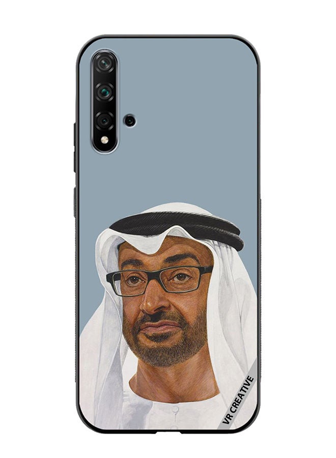 VR CREATIVE Protective Case Cover For Huawei Nova 5T Sheikh Mohamed Bin Zayed Al Nahyan Design Multicolour - Image 1