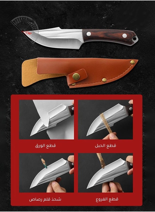 Generic - Handcrafted corrosion-resistant stainless steel portable chef's knife for home use - Image 1