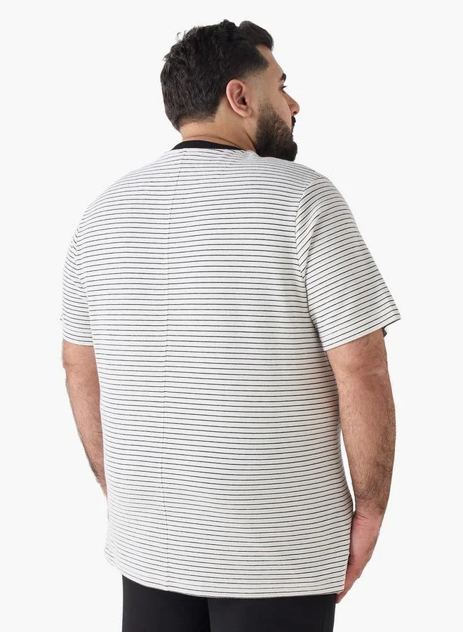 Maxim  Men Regular Fit Crew Neck Short Sleeves Portland Printed T shirt for Men | Best Price UAE