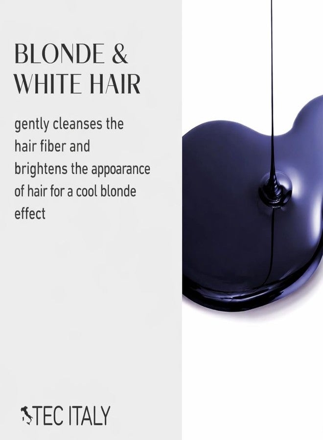 Tec Italy Lumina Shampoo 300 ml – Toning Shampoo for Natural Gray & White Hair, Neutralizes Yellow Tones, Enhances Silver Brightness, Professional Color Care - Image 3