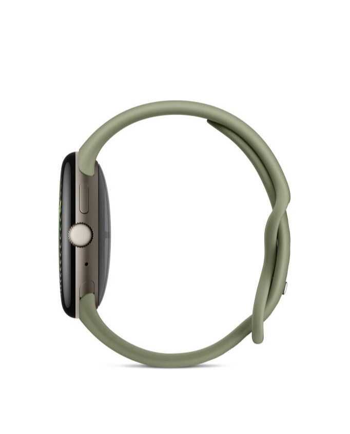 Google Pixel Watch 5 Smartwatch 45mm – Actua 360 Domed Display, Snapdragon W5 Gen 2, Advanced Health Sensors, Bluetooth 6.0 & Wi-Fi, Satin Pyrite Aluminum Case with Olive Active Band Olive - Image 4