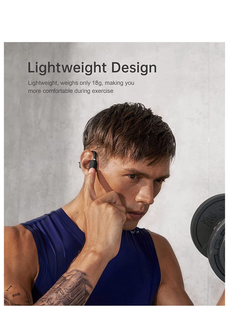 ساناج A5X صحيح العظام موصل سماعة أذن مفتوحة الأذن بلوتوث اللاسلكية الرياضة سماعات رأس مقاومة للماء ثلاثية الأبعاد صوت ستيريو - Image 3