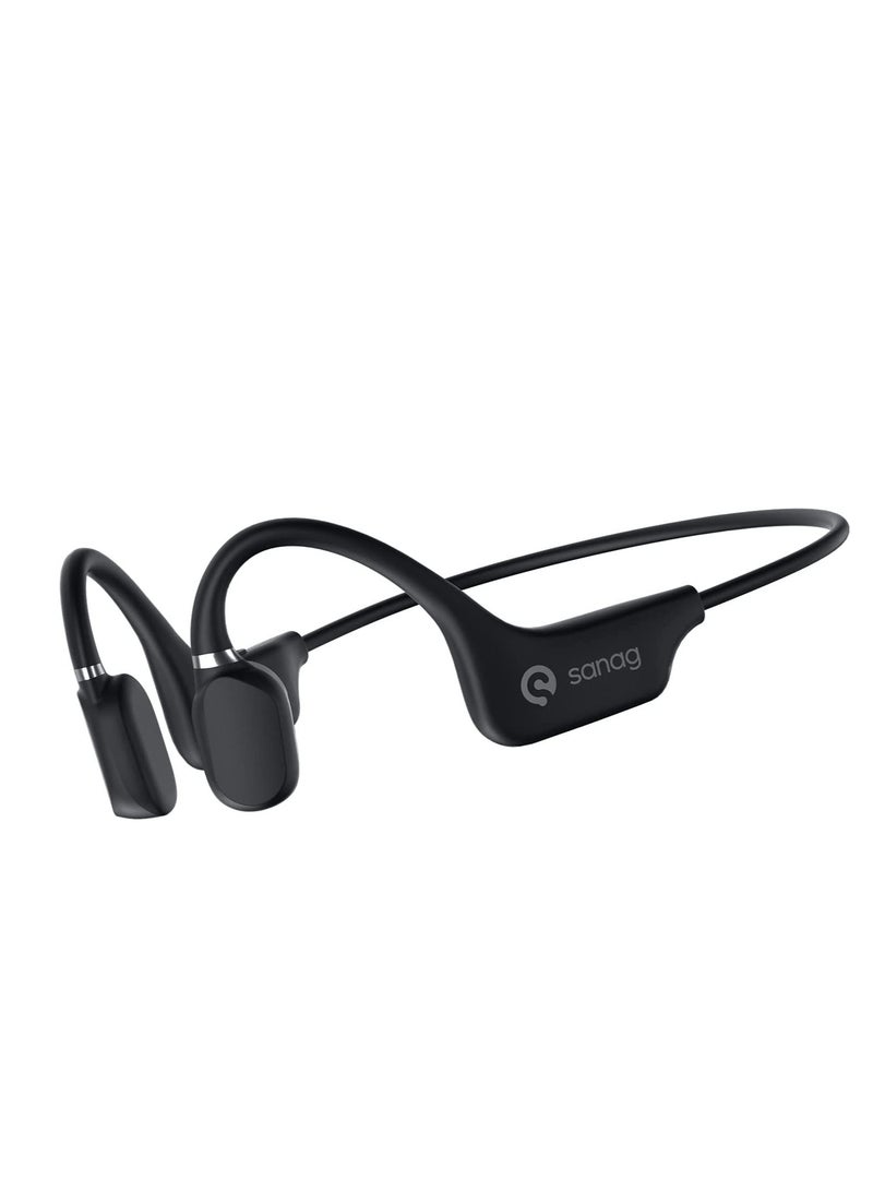 ساناج A5X صحيح العظام موصل سماعة أذن مفتوحة الأذن بلوتوث اللاسلكية الرياضة سماعات رأس مقاومة للماء ثلاثية الأبعاد صوت ستيريو - Image 1