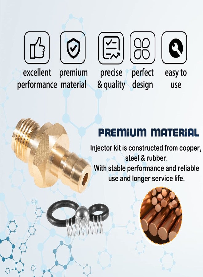 Camoo Pressure Washer Chemical Soap Injector Kit fits for Briggs & Stratton, Homelite, Ryobi & Husky Replaces 190593GS 190635GS & 203640GS (2 Set) - Image 3
