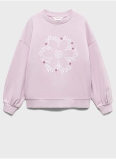 Kids Embroidered Sweatshirt