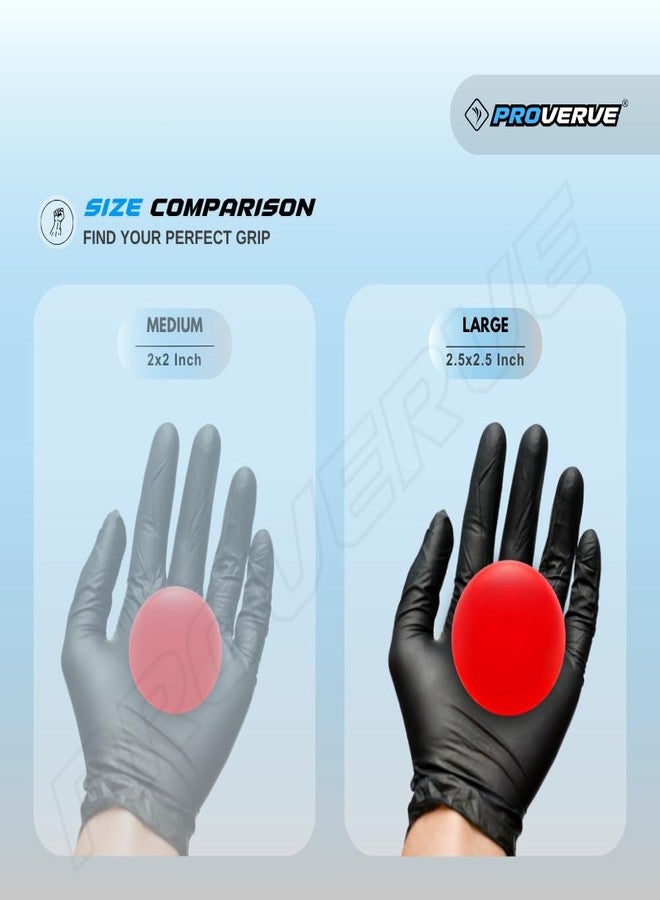 Proverve Gel Exercise Ball for Hand & Finger Therapy | Physio Stress Relief Ball | Finger Exerciser for Physiotherapy, Grip Strength & Pain Relief | Hand Therapy Equipment for Adults & Kids (Large) - Image 4