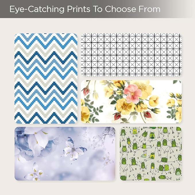 Kuber Industries Shower Curtain & Bathroom Mat Set | Shower Curtain-Bath Mat-Toilet Mat Combo Set | Non-Slip Bathroom Accessories for Home | YF6-3T | Set of 3 | Multicolor - Image 5