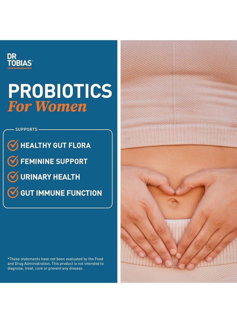 Dr. Tobias Probiotics for Women, 5 Billion CFU Per Serving, 60 Capsules, 30 Day Supply - Image 3