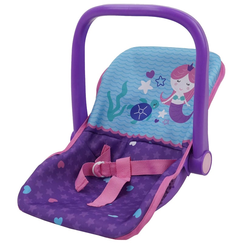 509 Crew Mermaid Doll Car Seat  Kids Pretend Play Converts Into a Feeding Chair Ages 3 - Image 2