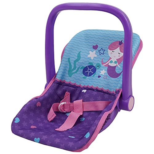 509 Crew Mermaid Doll Car Seat  Kids Pretend Play Converts Into a Feeding Chair Ages 3 - Image 1