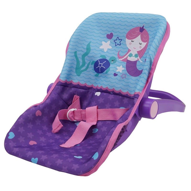509 Crew Mermaid Doll Car Seat  Kids Pretend Play Converts Into a Feeding Chair Ages 3 - Image 3