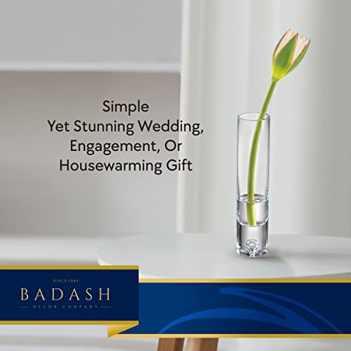 Badash Galaxy Bud Vase - 8.5” Lead-Free Crystal Glass Table Centerpiece Décor - Image 5