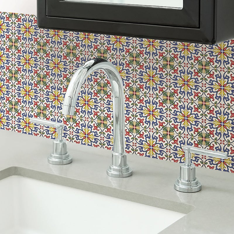 Inhome In Home NH2365 Tuscan Tile Peel & Stick Backsplash Tiles  Standard  Multicolor - Image 3