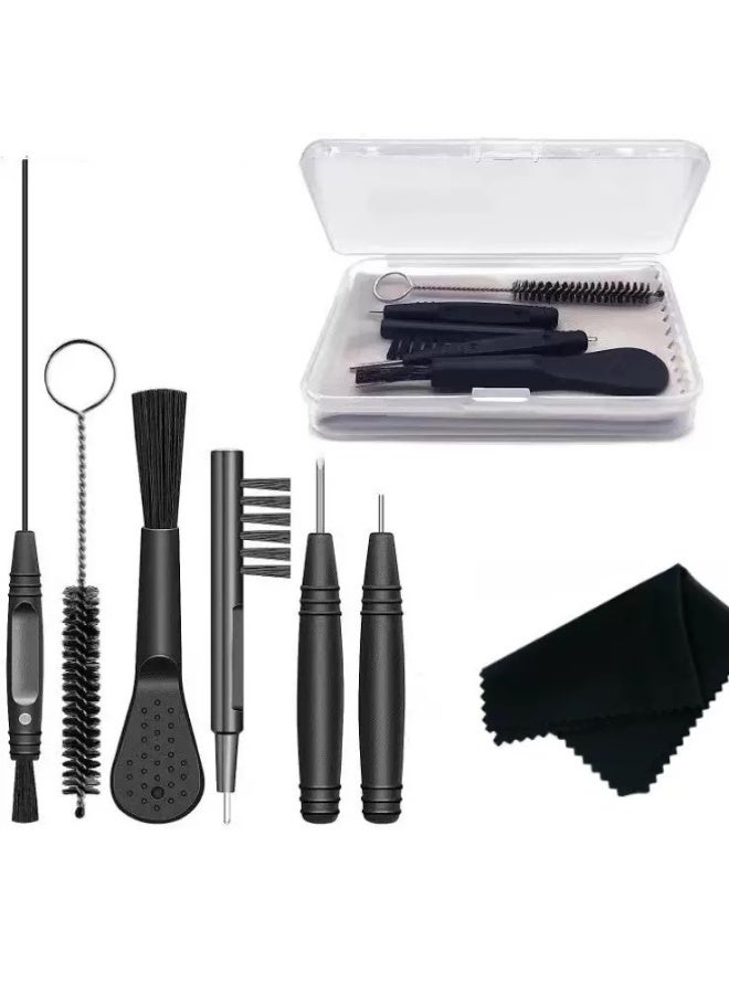 8 PCS Hearing Aid Cleaning Kit With Tools Brushes Wire Amplifier Cleaner Accessories and Case - Image 1
