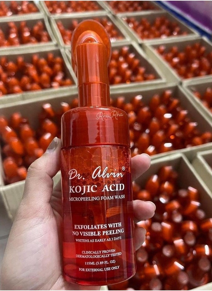 Dr. Alvin - Kojic acid Mircopeeling foam wash - Image 1