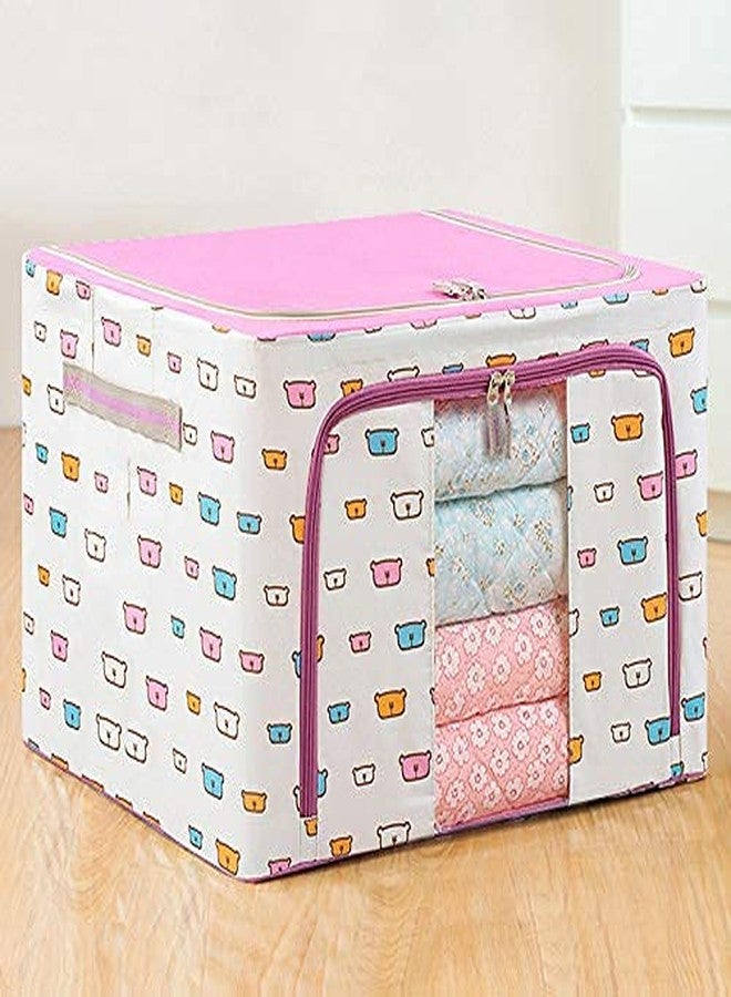Whixant 2 Layers 3 Drawers Foldable Storage Box Bra Underwear Socks Cosmetics Closet Organizer Collapsible Storage Drawers Cloth Cabinet, Multi (3 Drawer 2 Layer) - Image 2