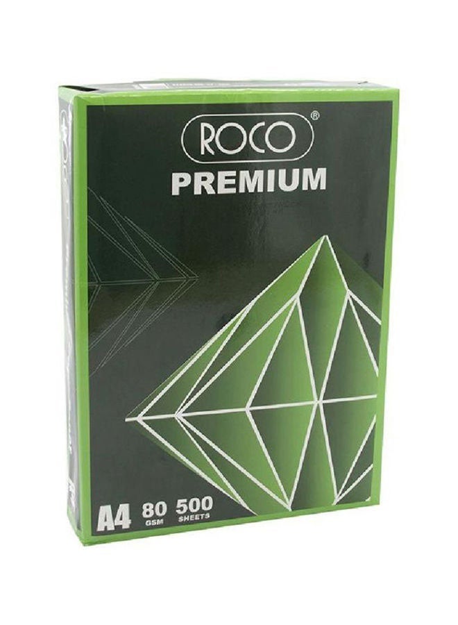 ROCO ورق طباعة A4 من روكو 500 ورقة + جيب ملف شفاف A4 - Image 3