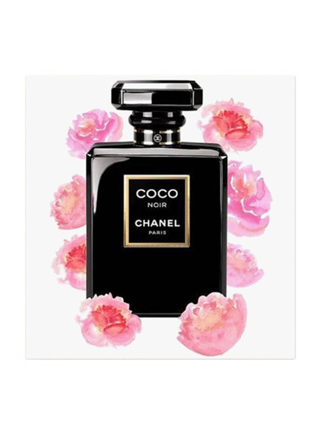 RYN Coco Perfume MDF Wall Art Multicolour 30x30centimeter - Image 1