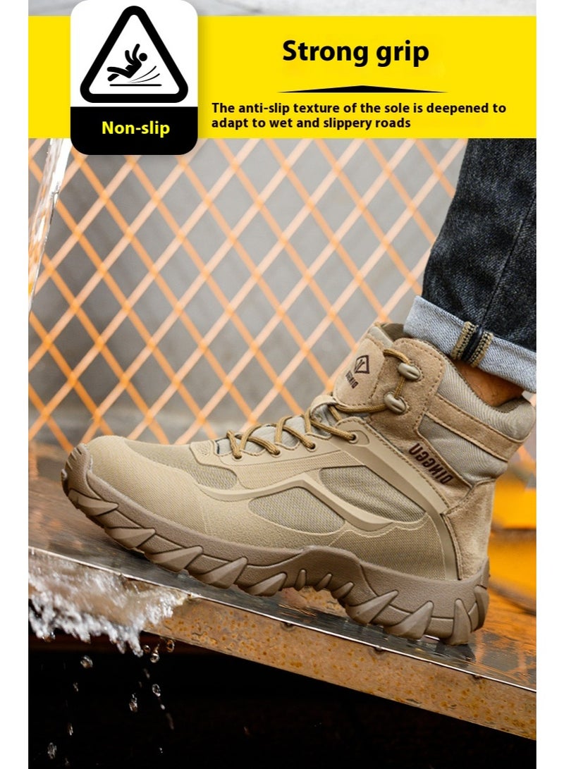 Steel Toe Shoes for Men Lightweight Safety Shoes Comfortable Puncture Proof Slip On Indestructible Work Shoes and Fashion Sneakers. - Image 5