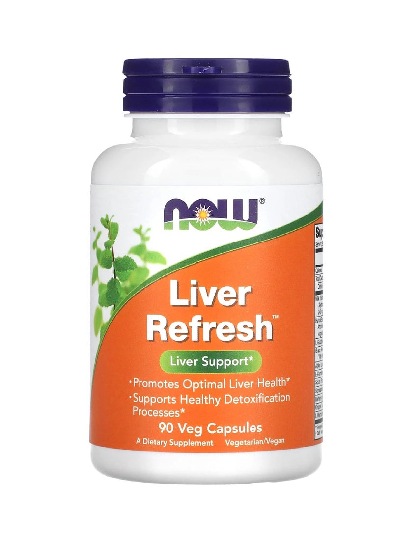 now NOW LIVER REFRESH 90 VEG capsules 