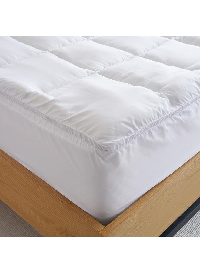 Pan Home وسادة مرتبة مضادة للحساسية مايكرو شيلد 90X200+33 سم - أبيض - Image 5