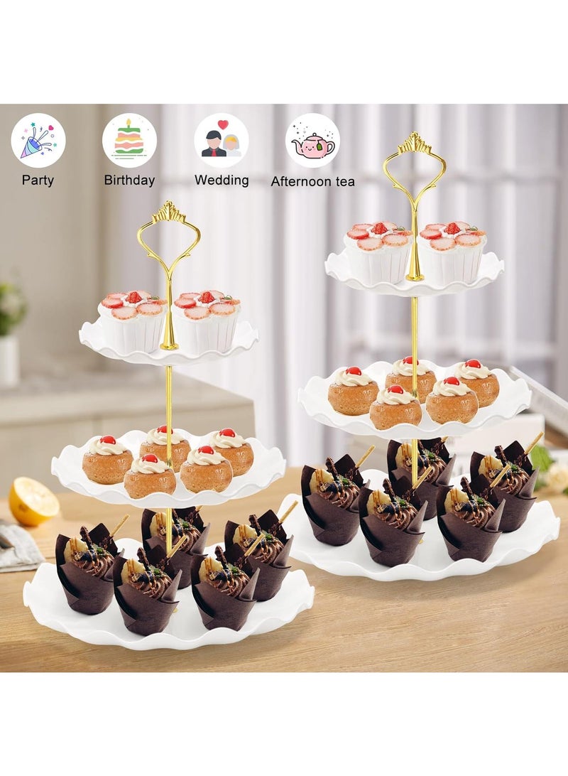 Y&D Three Layer European Style Multi Layer Removable Fruit Dessert Plate - Image 3